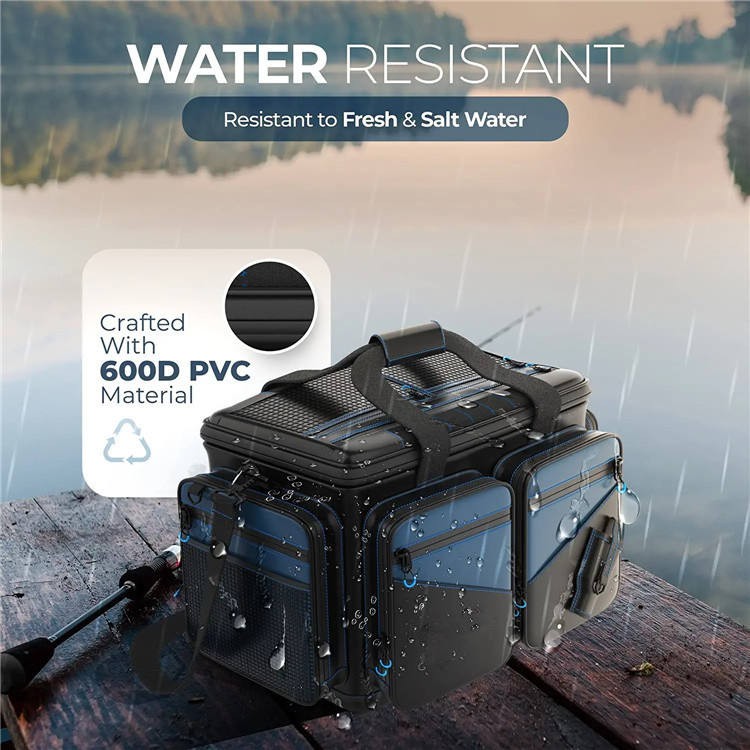 Fishing Tackle Bag Salt Water Resistant Large